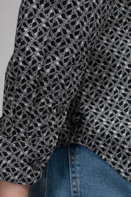 Chemise à manches longues - bleu