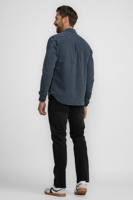 Chemise à manches longues - bleu