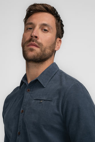 Chemise à manches longues - bleu - Petrol Industries®