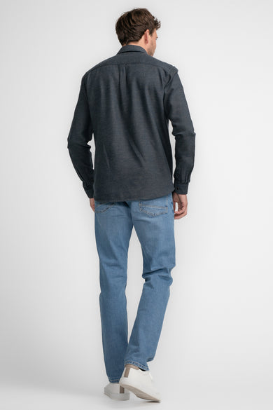 Chemise à manches longues - bleu