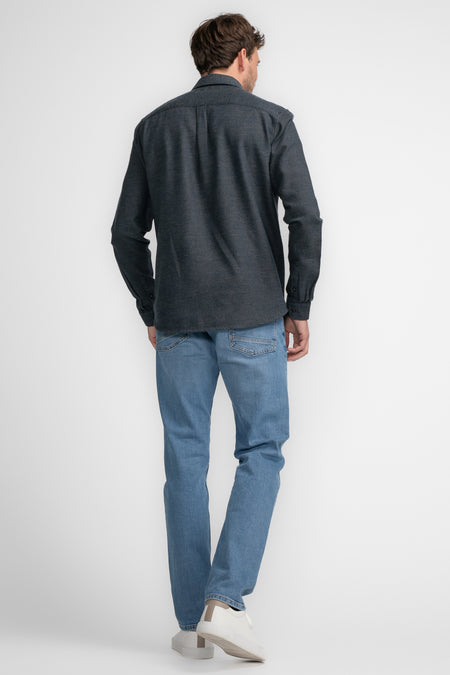 Chemise à manches longues - bleu