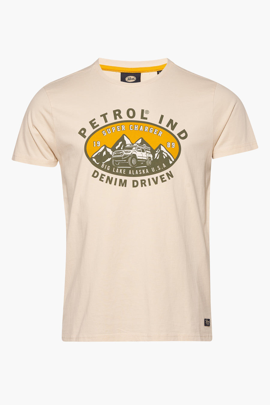 T-shirt à manches courtes - écru - Petrol Industries®