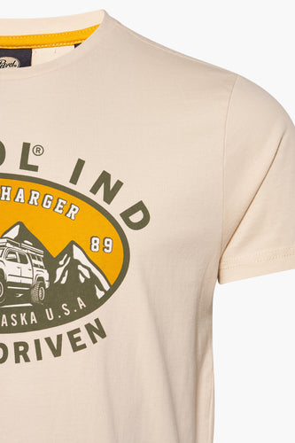 T-shirt à manches courtes - écru - Petrol Industries®