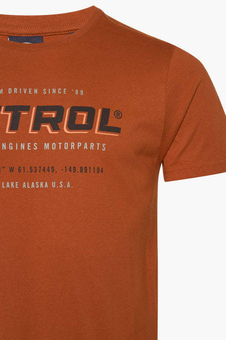 T-shirt à manches courtes - cognac