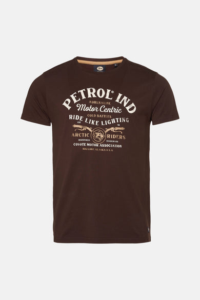 T-shirt à manches courtes - brun