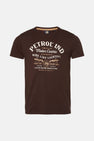 T-shirt à manches courtes - brun