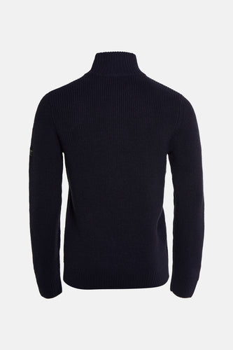 Pull à col rond - bleu