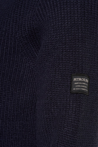 Pull à col rond - bleu