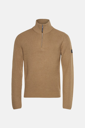 Pull à col rond - écru - Petrol Industries®