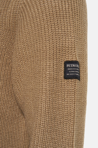 Pull à col rond - écru - Petrol Industries®