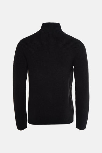 Pull à col rond - noir