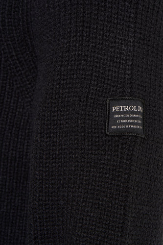 Pull à col rond - noir - Petrol Industries®
