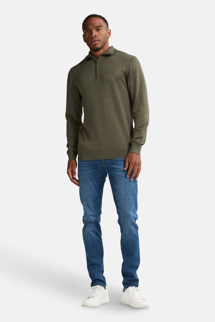 Pull à col rond - vert - Petrol Industries®