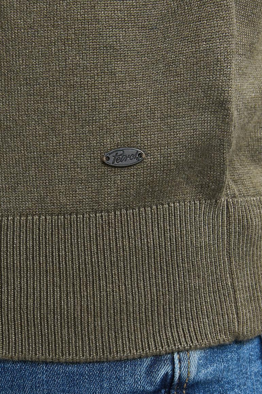 Pull à col rond - vert - Petrol Industries®