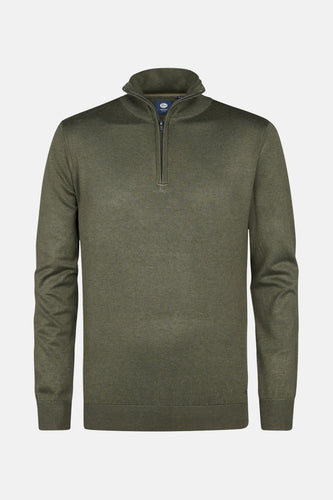 Pull à col rond - vert - Petrol Industries®