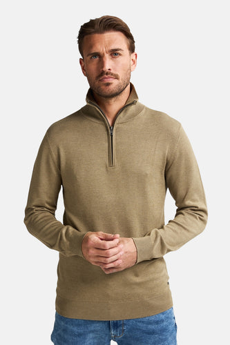 Pull à col rond - beige