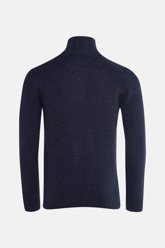 Pull à col rond - bleu