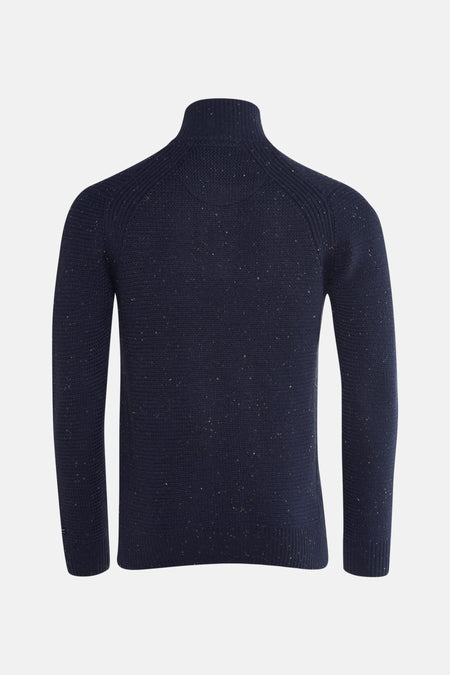 Pull à col rond - bleu