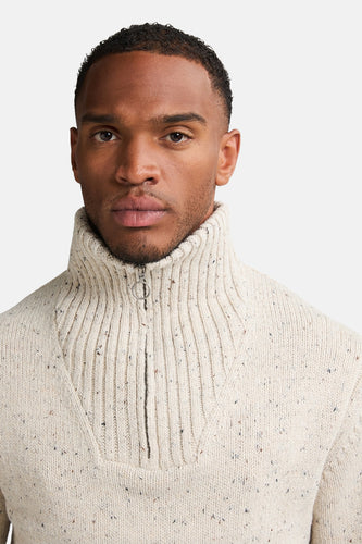 Pull à col rond - écru - Petrol Industries®