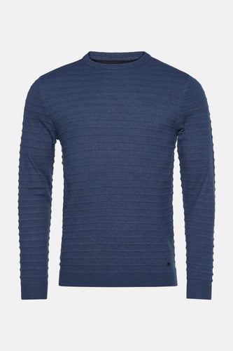 Pull à col rond - bleu - Petrol Industries®