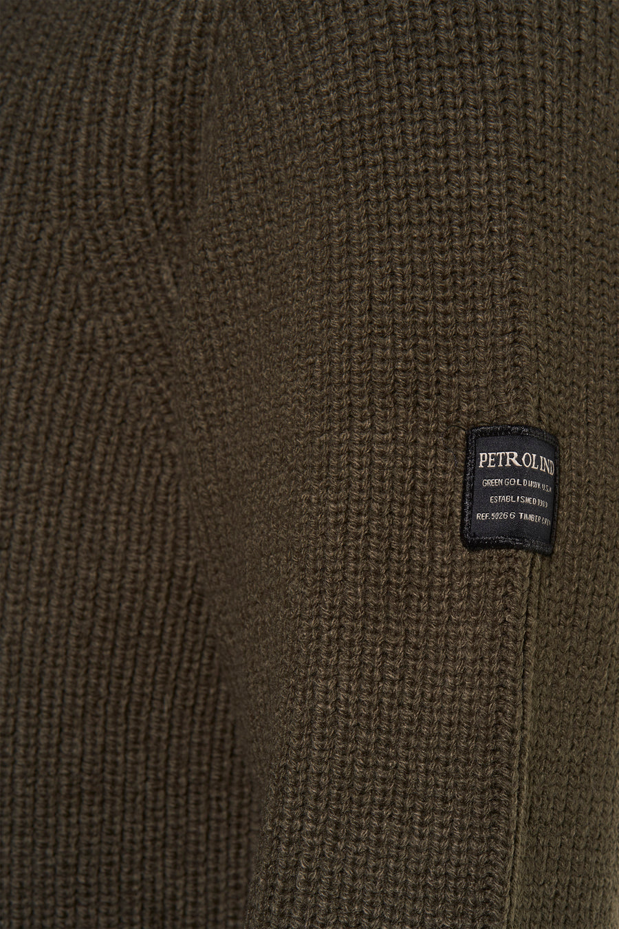 Pull à col rond - Kaki - Petrol Industries®