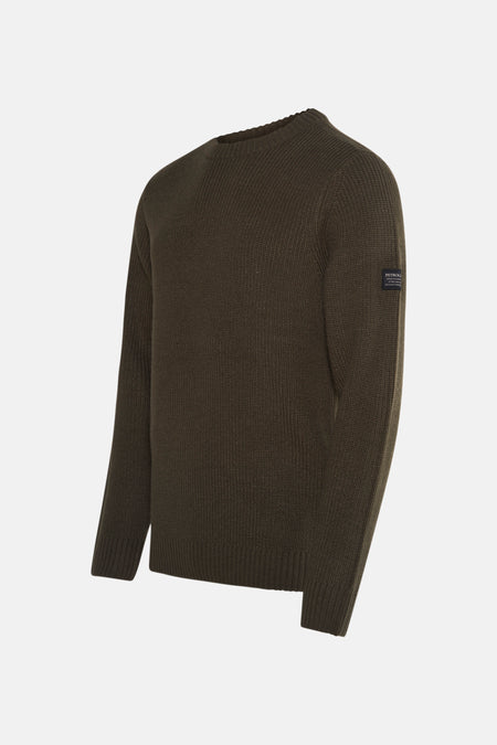Pull à col rond - Kaki