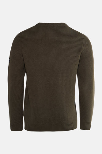 Pull à col rond - Kaki - Petrol Industries®