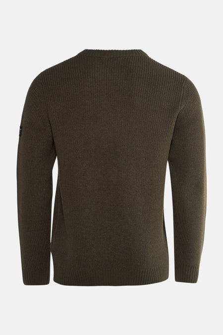Pull à col rond - Kaki