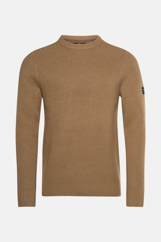 Pull à col rond - Beige - Petrol Industries®