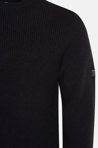 Pull à col rond - noir - Petrol Industries®