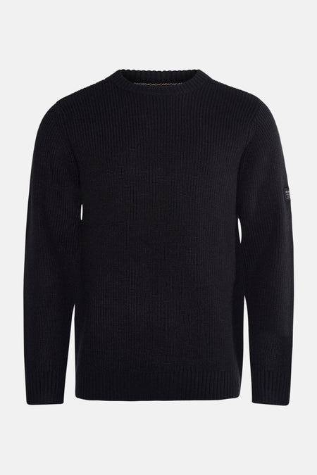 Pull à col rond - noir