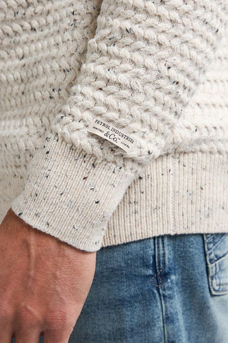 Pull à col rond - écru - Petrol Industries® - 8