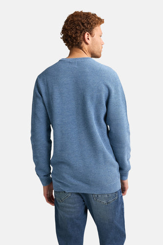 Pull à col rond - bleu - Petrol Industries®