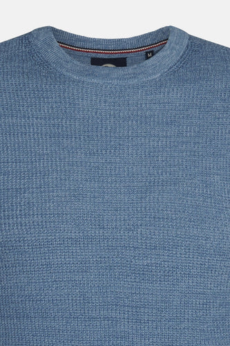 Pull à col rond - bleu - Petrol Industries®