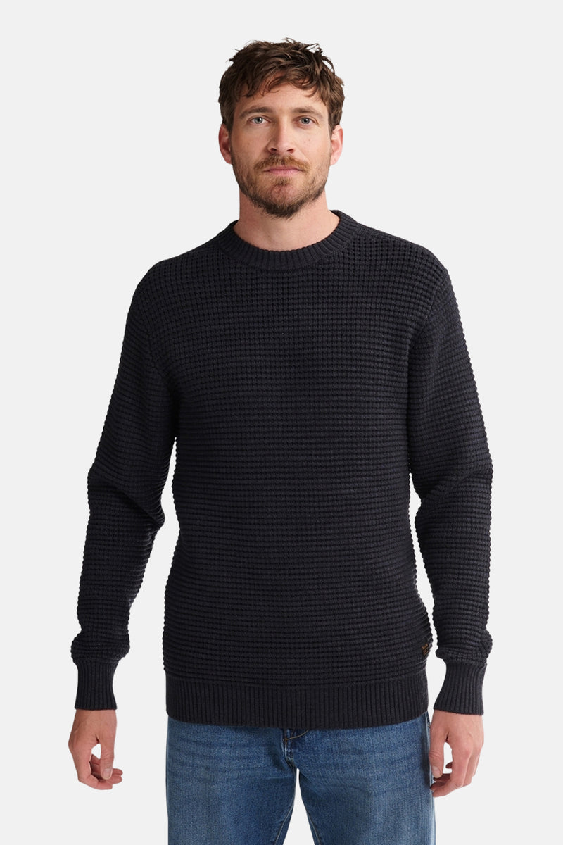 Pull à col rond - noir