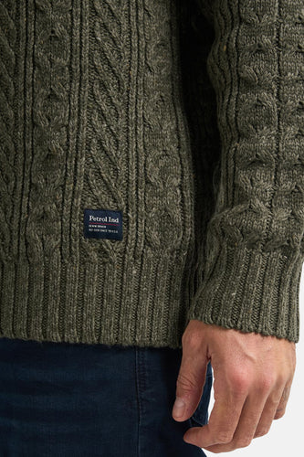Pull col O vert - Petrol Industries®