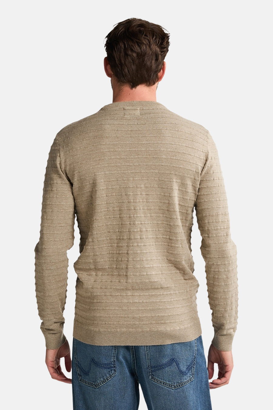 Pull à col rond - beige - Petrol Industries®