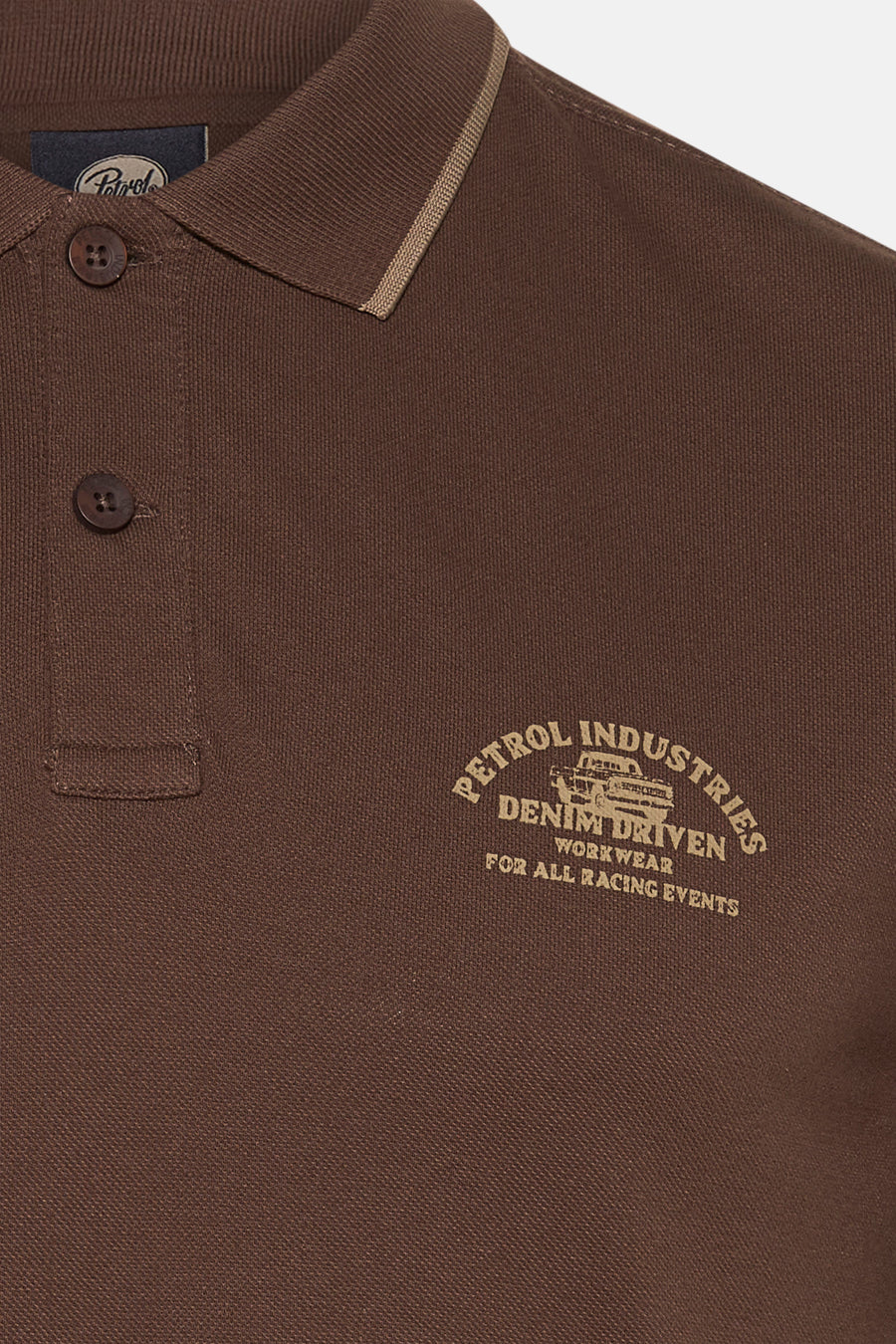 Polo à manches courtes - brun - Petrol Industries®