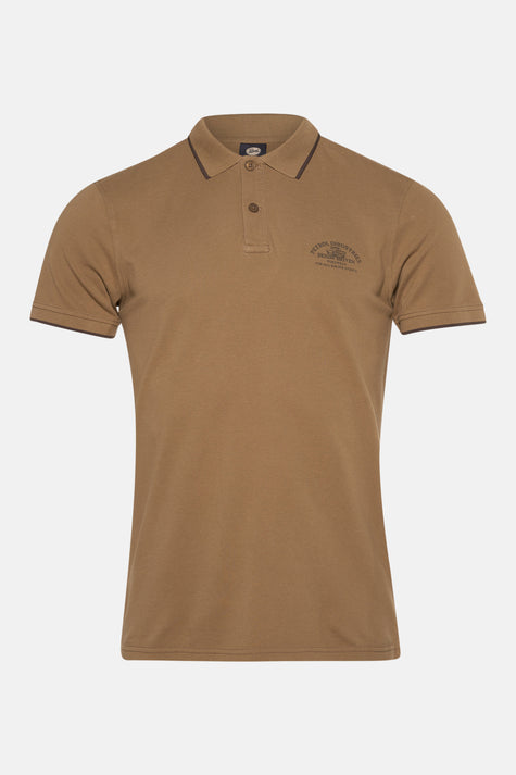 Polo à manches courtes - beige