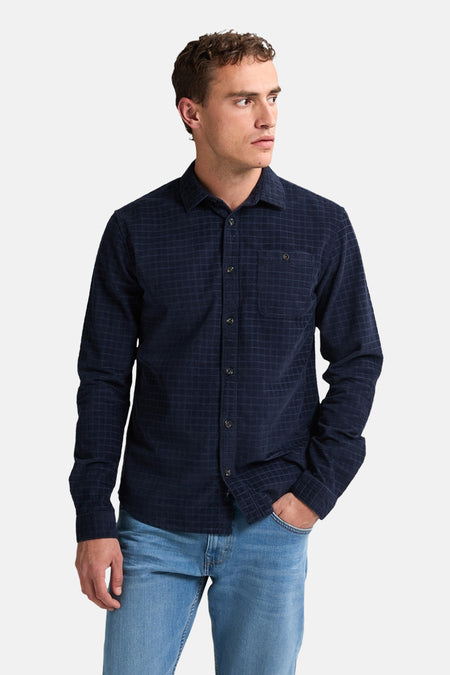 Chemise à manches longues - bleu