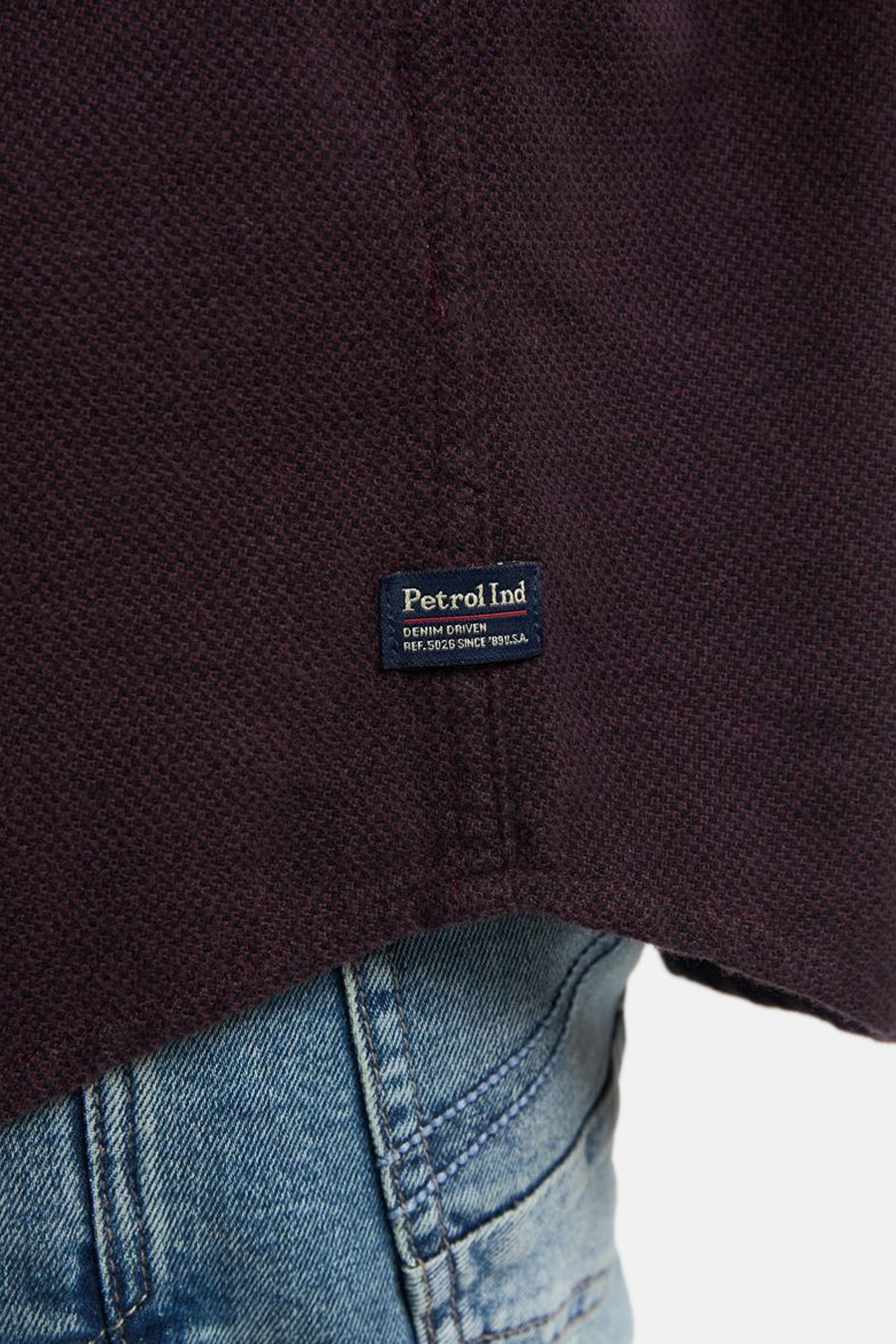 Chemise à manches longues - bordeaux - Petrol Industries® - 4