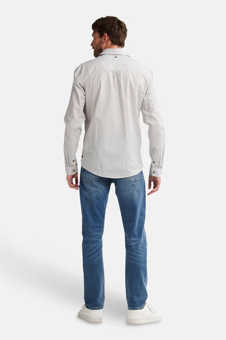 Chemise à manches longues - Bleu