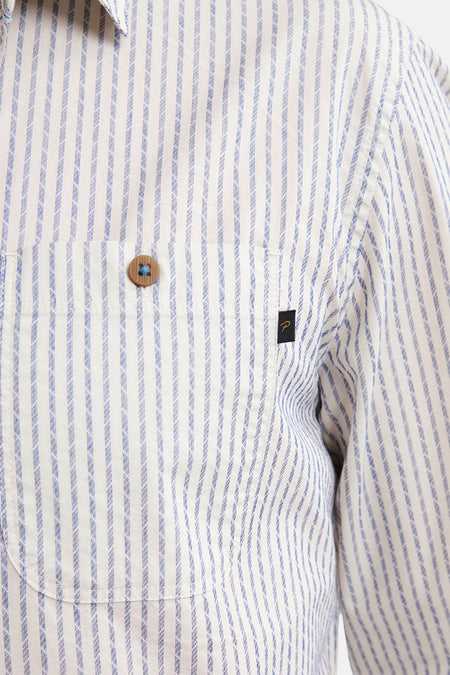 Chemise à manches longues - Bleu