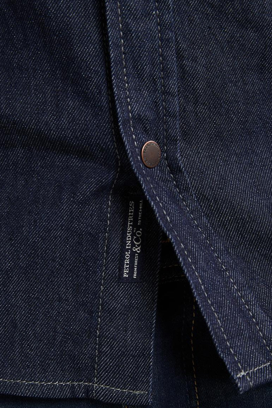 Chemise à manches longues - Dark blue denim