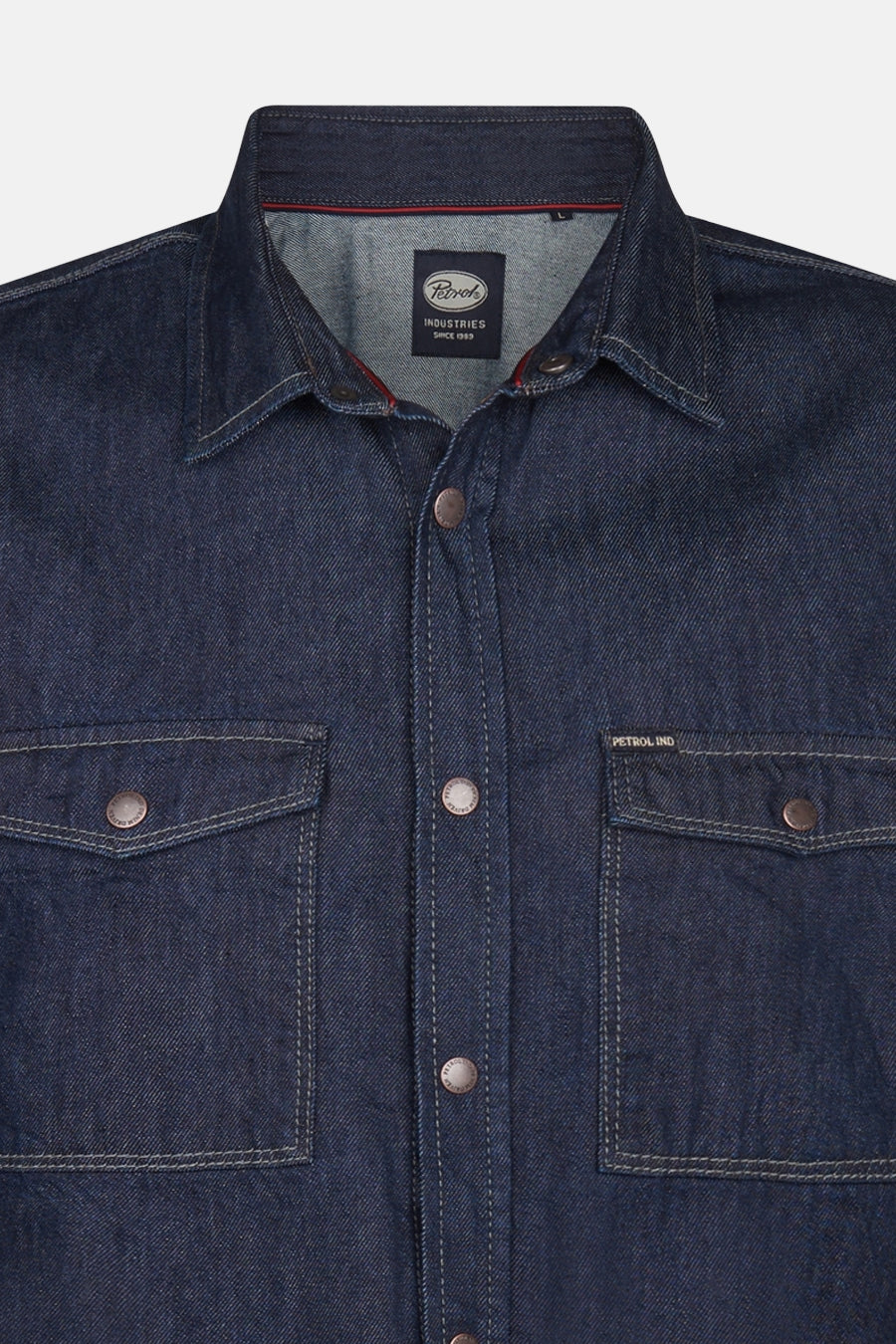 Chemise à manches longues - Dark blue denim