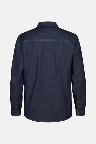 Chemise à manches longues - Dark blue denim