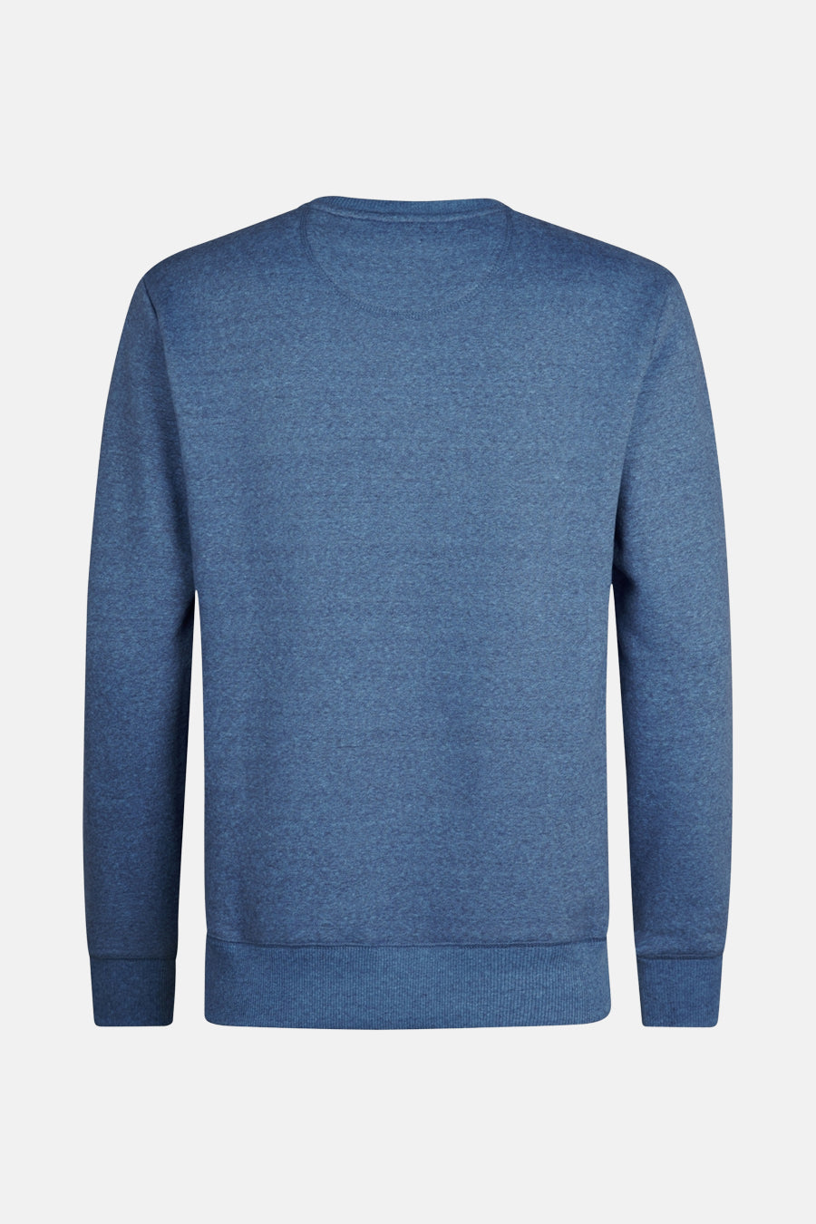 Gilet bleu de Petrol Industries®, couleur unie avec col rond et longues manches.