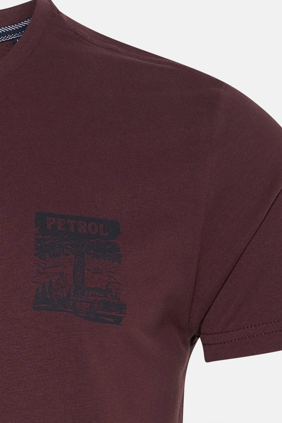 T-shirt à manches courtes - bordeaux - Petrol Industries® - 3