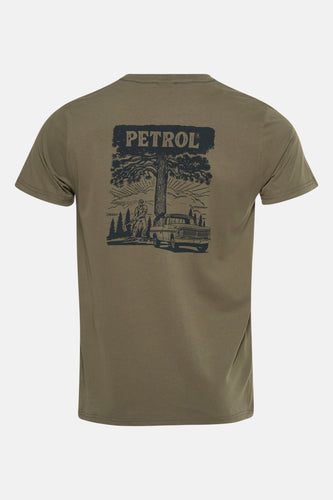 T-shirt à manches courtes - Kaki - Petrol Industries®