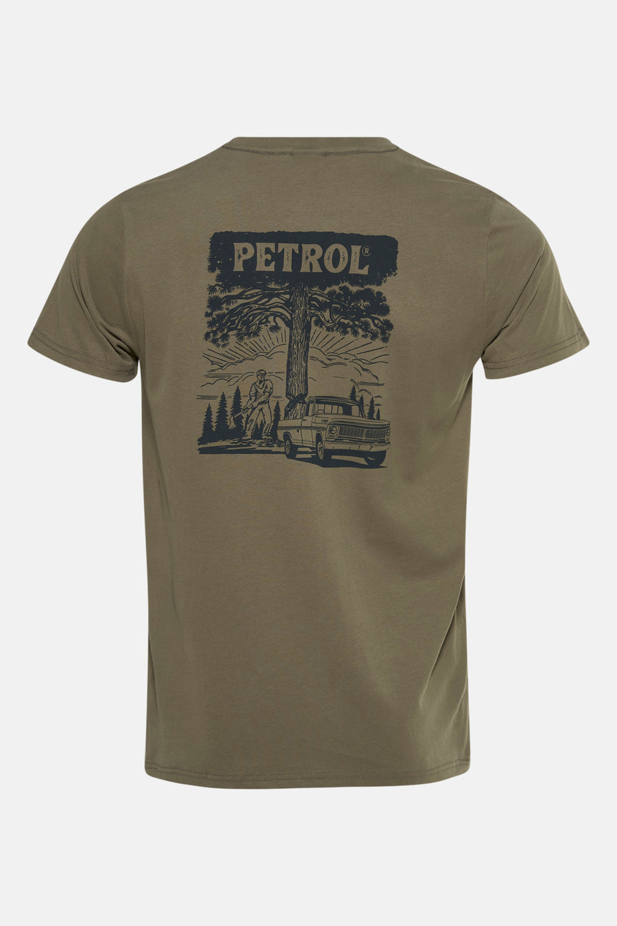 T-shirt à manches courtes - Kaki - Petrol Industries®